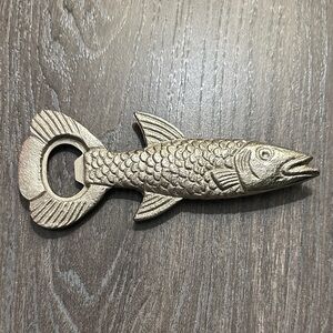 Silver Fish-Shaped Bottle Opener